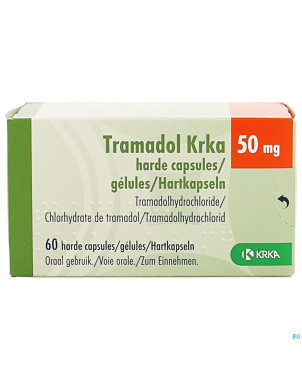 Tramadol krka 50mg caps dur blister  60 ud