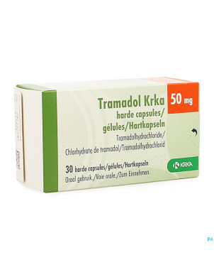 Tramadol krka 50mg caps dur blister  30 ud