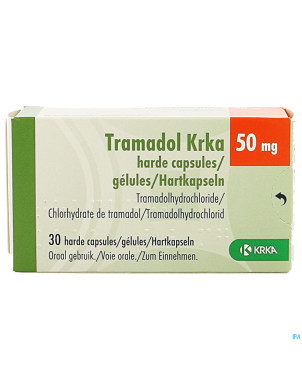 Tramadol krka 50mg caps dur blister  30 ud