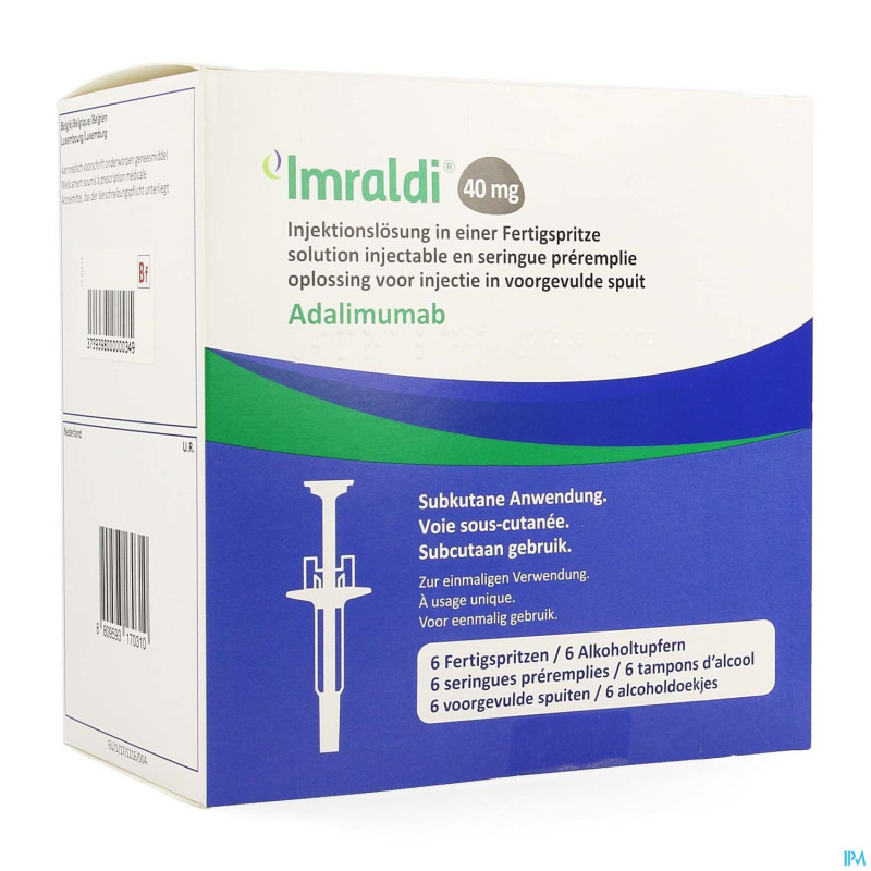 Imraldi 40mg sol inj 50mg/ml ser.preremplie  6