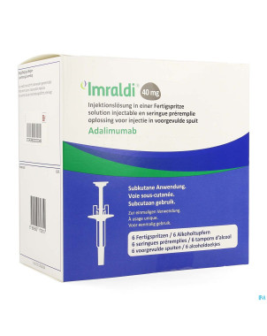 Imraldi 40mg sol inj 50mg/ml ser.preremplie  6