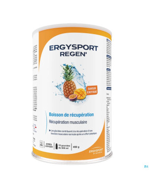 Ergysport regen boisson exotique pdr    pot 450g