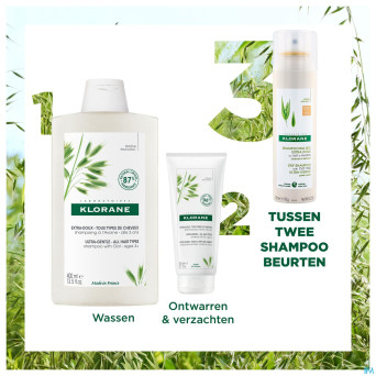 Klorane capil. sh sec lait avoine teinte    150ml