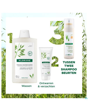 Klorane capil. sh sec lait avoine teinte    150ml