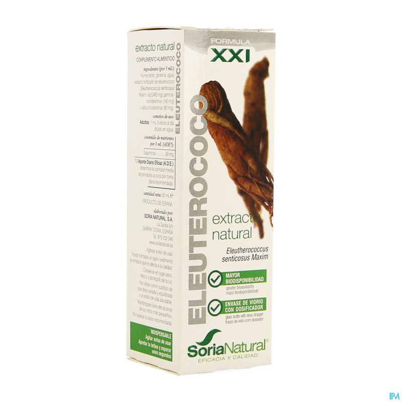 Soria eleutherococcus sentic. xxi   extr. fl. 50ml