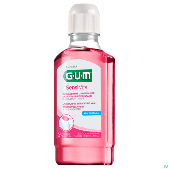 Gum sensivital + bain bouche fluore 300ml    6081