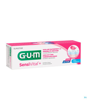 Gum sensi vital + dentifrice fluore  75ml    6070