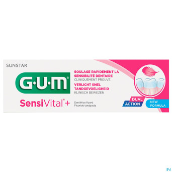 Gum sensi vital + dentifrice fluore  75ml    6070