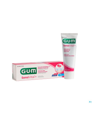 Gum sensi vital + dentifrice fluore  75ml    6070