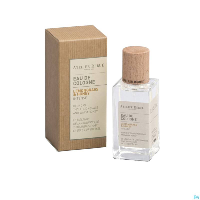 Atelier rebul edc citronnelle-miel intense 50ml
