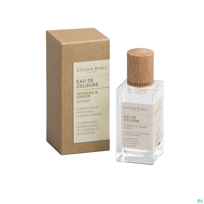 Atelier rebul edc verveine-gingembre intense 50ml