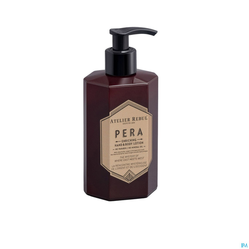 Atelier rebul pera lotion nouris. main-corps 250ml