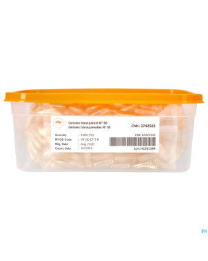 Gelules transp. 00 1000 magis