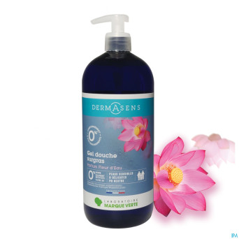 Marque v dermasens gel douche surgras fleur eau 1l