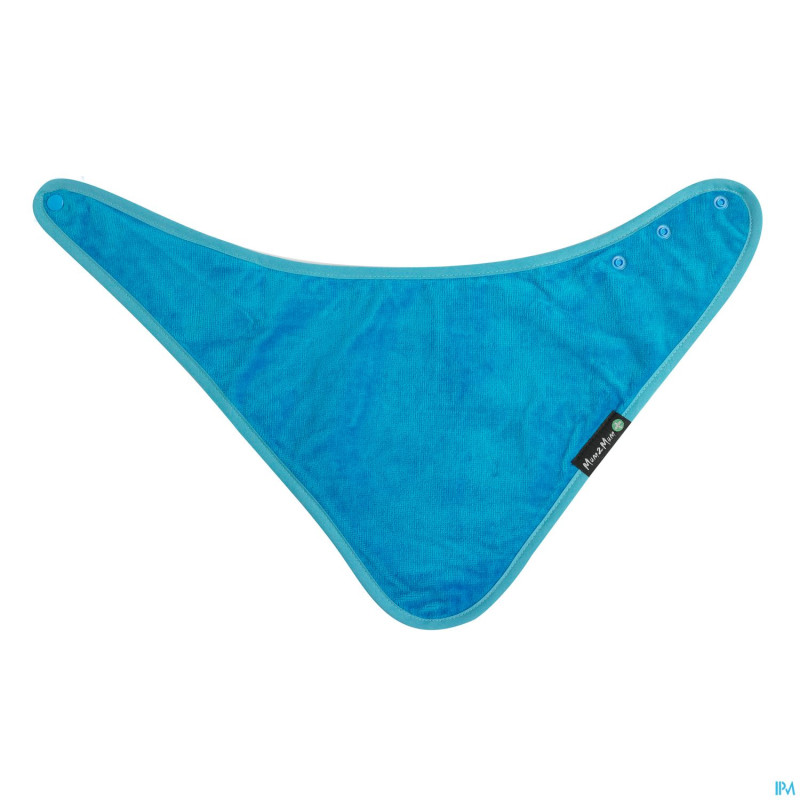 Bavoir bandana enfants bleu