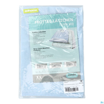 Bavoir eponge xl bleu clair