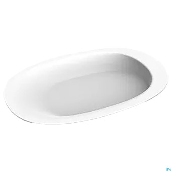 Assiette asymetrique henro-plate pp 28x20cm
