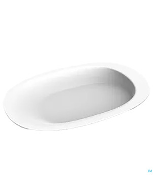 Assiette asymetrique henro-plate pp 28x20cm