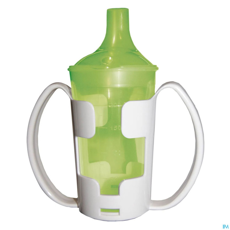 Gobelet+porte-gobelet+2 becs 250ml vert adhome