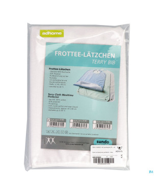 Bavoir eponge xl blanc