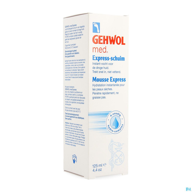 Gehwol med express mousse soignante 125ml consulta