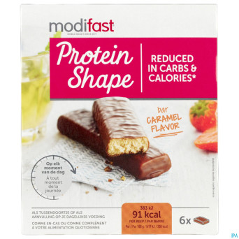 Modifast protein shape bar.ch.car.6x27g cfr2901858