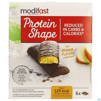 Modifast prot.shape bar or.ch.noir6x31g cfr2293710