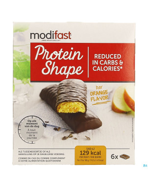 Modifast prot.shape bar or.ch.noir6x31g cfr2293710