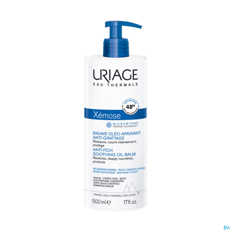 Uriage xemose baume oleo apaisant a/grattage 500ml