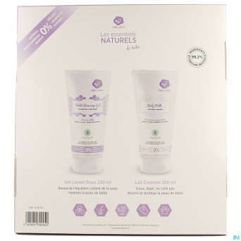 Babee nature coffret naissance lait 200ml+gel200ml