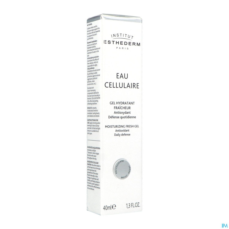Esthederm gel eau cellulaire hydra fraicheur  40ml