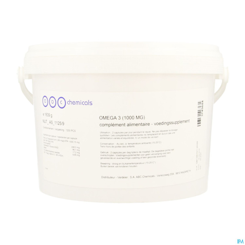 Omega 3 1000mg    softgel 1200 abc