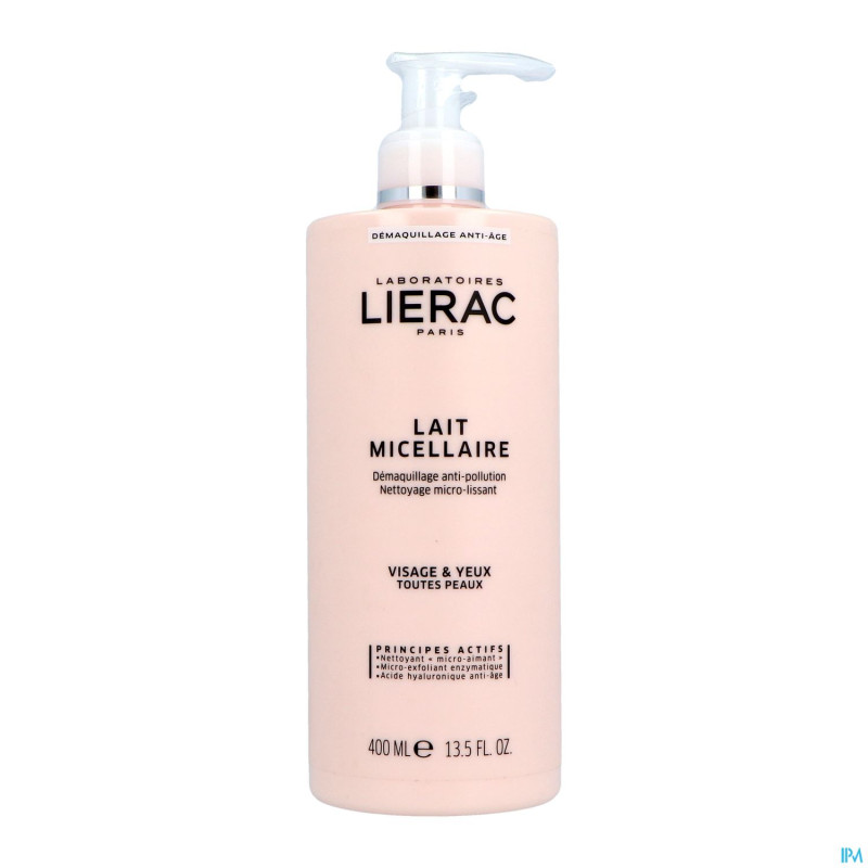 Lierac lait micellair demaquillant    fl 400ml