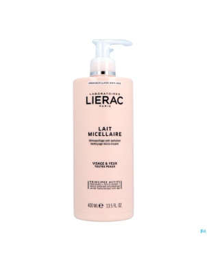 Lierac lait micellair demaquillant    fl 400ml