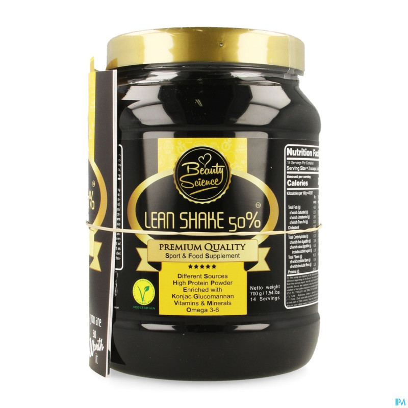 Beauty science lean shake 50% banana 453g