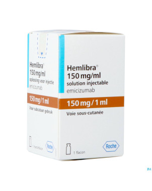 Hemlibra 150mg/1,0ml sol inj fl inj 1 +cnk 4125928