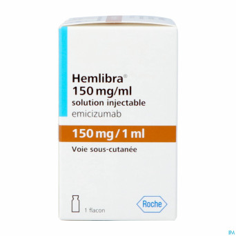 Hemlibra 150mg/1,0ml sol inj fl inj 1 +cnk 4125928