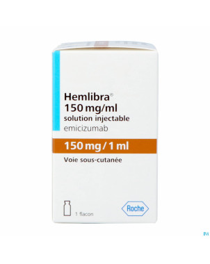 Hemlibra 150mg/1,0ml sol inj fl inj 1 +cnk 4125928
