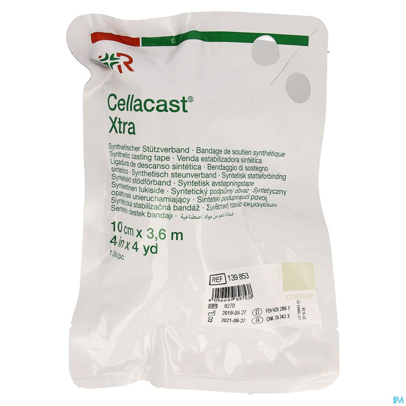Cellacast xtra platre creme 10,0cmx3,6m 139853