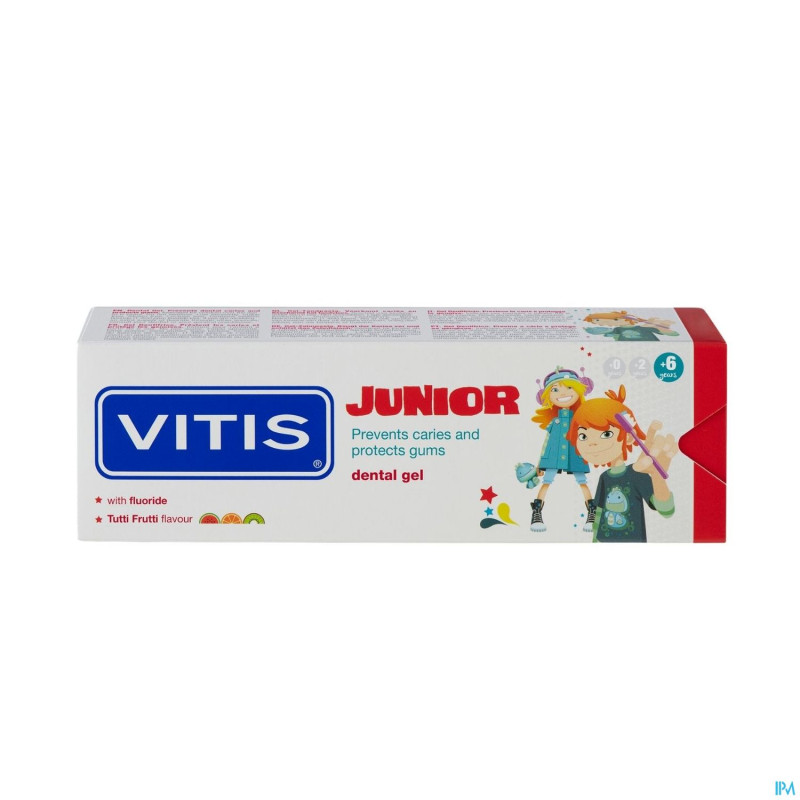 Vitis junior gel dentifrice    75ml