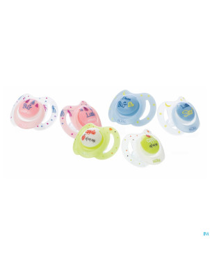 Nuby little moments sucette ovale 6-36m 2