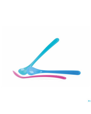 Nuby cuillere thermosensible long manche 6m+ 2