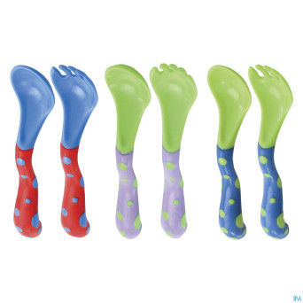 Nuby couverts apprentissage 12m+ 2