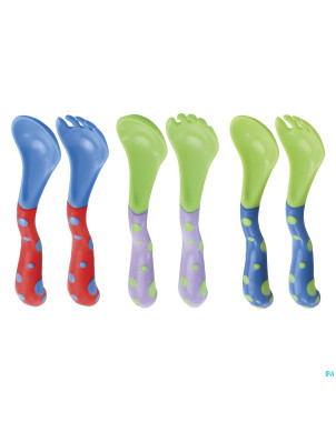 Nuby couverts apprentissage 12m+ 2