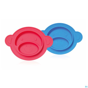 Nuby assiette ventouse miracle singe 9m+