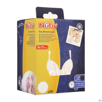 Nuby coussinets allaitement jour blanc 30