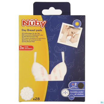 Nuby coussinets allaitement jour blanc 30