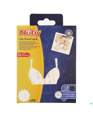 Nuby coussinets allaitement jour blanc 30