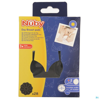 Nuby coussinets allaitement jour noir 30