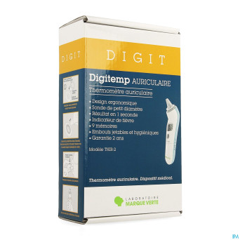 Marque v digitemp thermometre auricul.petit taille